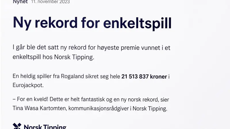Norwegia dan Brasil Cetak Sejarah di Dunia Taruhan