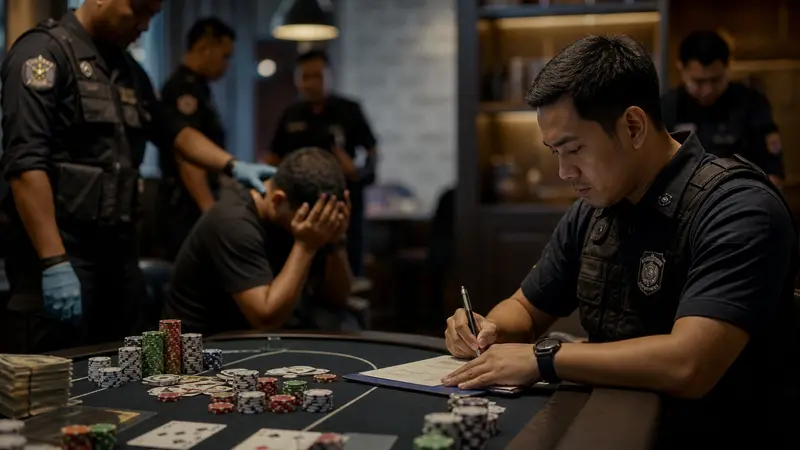 Penggerebekan Interpol: Mengungkap Jaringan Perjudian Ilegal Internasional